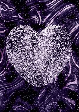 Cosmic Glitter Heart 1