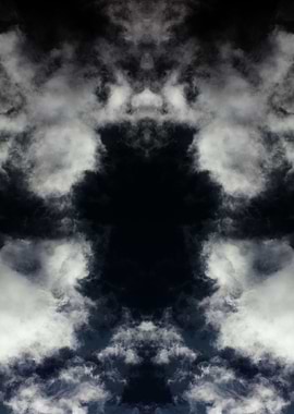 Psychedelic trippy sky