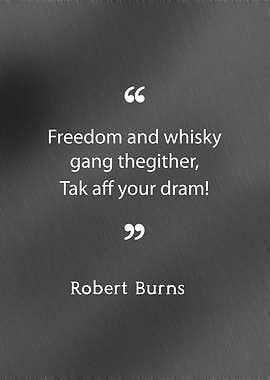 Robert Burns on Whisky