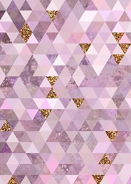 Pink Geometric Pattern