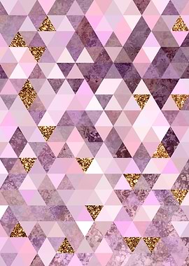 Pink Geometric Pattern