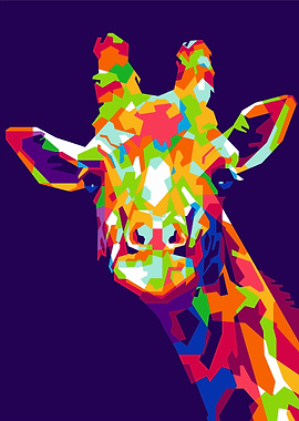 Amazing Abstract Giraffe