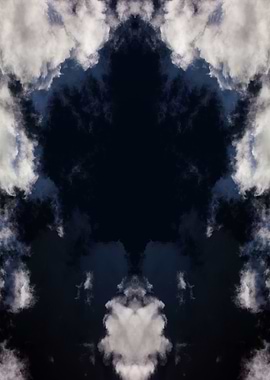 Psychedelic trippy sky