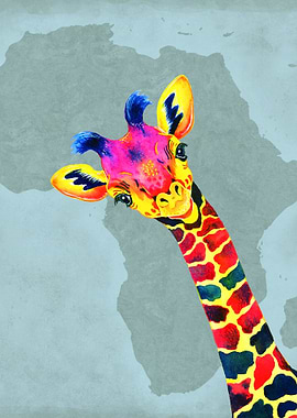 Baby Giraffe Peekaboo