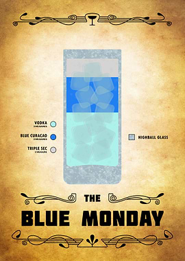 Blue Monday Cocktail