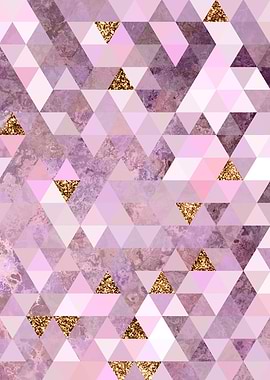 Pink Geometric Pattern