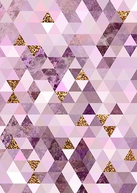 Pink Geometric Pattern
