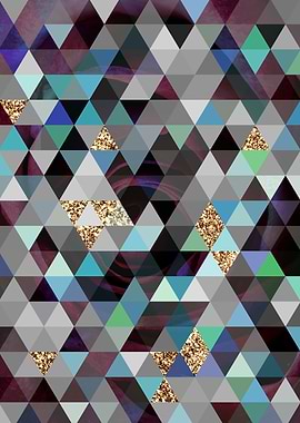 Modern Geometric Botanical