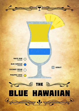 Blue Hawaiian Cocktail