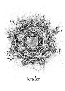 Mandala tender white