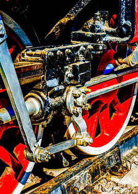 Steam Train Links And Rods