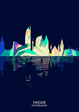 Hague Skyline Blue Dark