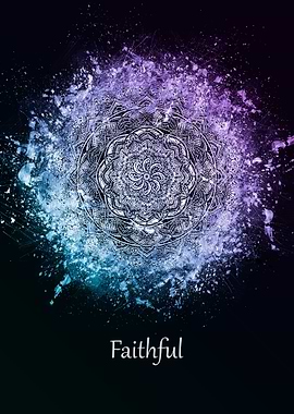 Mandala faithful black