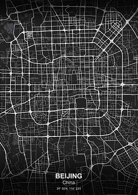 beijing china city map