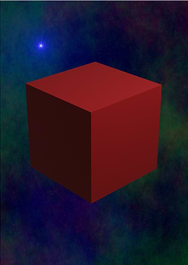 Cube on Galaxy
