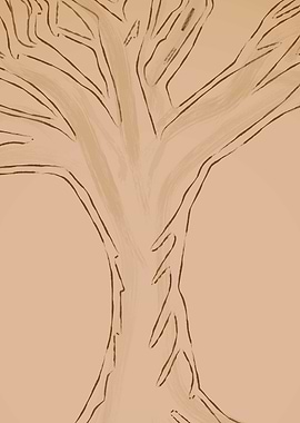 Single colored Zen Tree