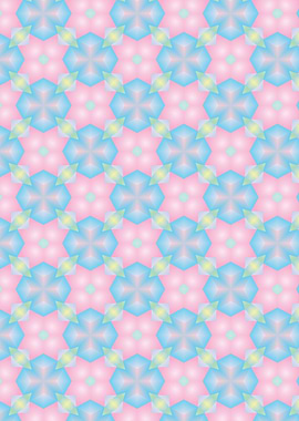 Pastel Retro Pattern 09