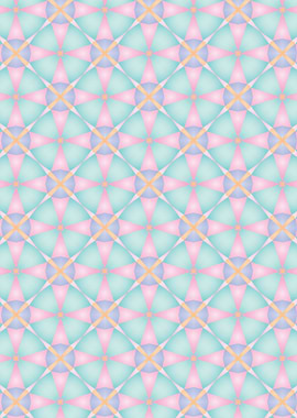 Pastel Retro Pattern 12