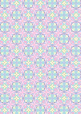 Pastel Retro Pattern 13