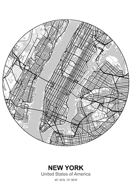 new york circle map