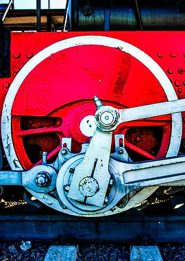Red Wheel White Rods