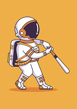 Baseball Astronaut