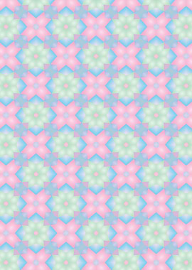 Pastel Retro Pattern 07