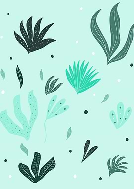 Underwater Leaves Jungle 1