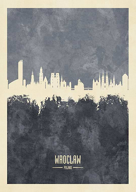 Wroclaw Skyline Poland