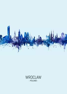 Wroclaw Skyline Poland