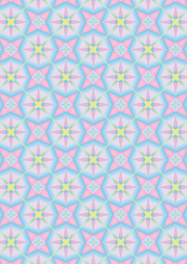 Pastel Retro Pattern 05