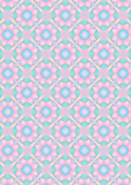 Pastel Retro Pattern 03