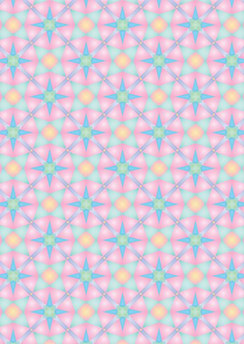Pastel Retro Pattern 14