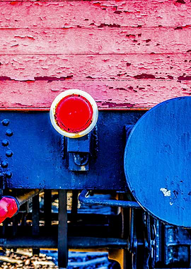 Old Freight Car Abstract