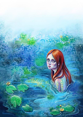 Beautiful young Mermaid