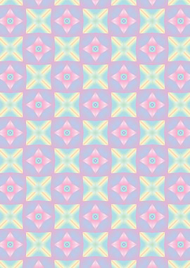 Pastel Retro Pattern 10