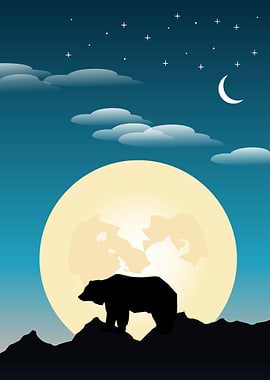 bear night poster