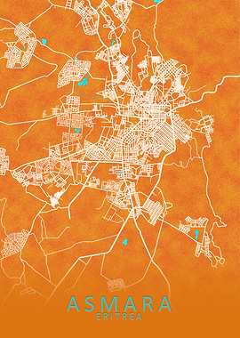 Asmara Eritrea City Map