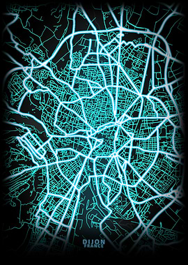 Dijon France City Map