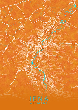 Jena Germany City Map