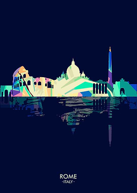 Rome City skyline