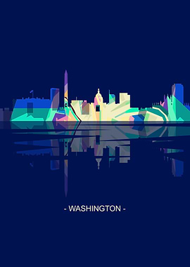 Washington dc skyline city