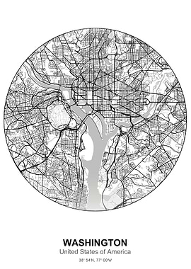 washington circle map