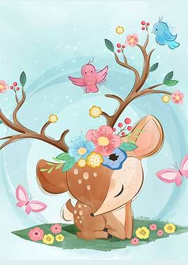 Cute deer