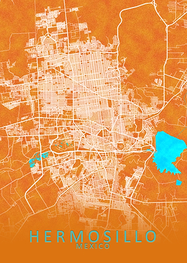 Hermosillo Mexico City Map
