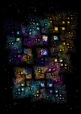 Colorfull dragon scales