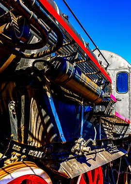 Steam Engine Loco Blue Sky