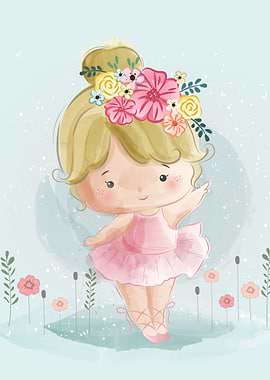 Cute ballerina