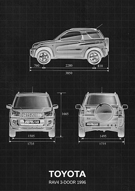 Toyota Rav4 3door 1996