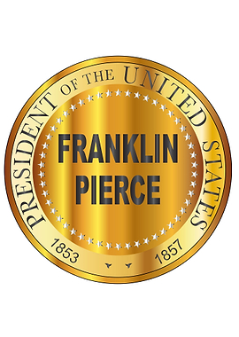 Franklin Pierce Gold Stamp
